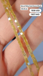 Diamond Cube Beads (30.16 cts)
